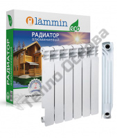 Алюминиевый радиатор Lammin (Ламин) ECO AL-350-80 1 секция
