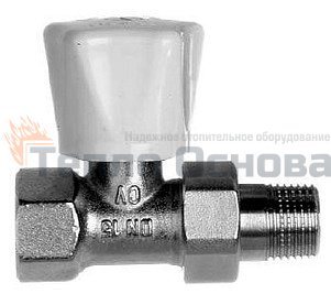 Вентиль Oventrop HR DN 15 1/2" прямой, ручной, на подачу