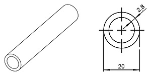 Труба из сшитого полиэтилена Rehau Rautitan pink 20x2,8 (штанга: 6 м)