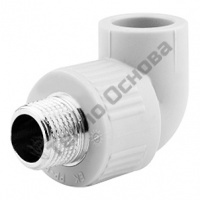 Угольник Ekoplastik 90° 20x1/2 наружная резьба