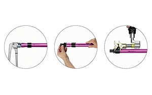 Труба из сшитого полиэтилена Rehau Rautitan pink 20x2,8 (штанга: 6 м)