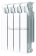 Радиатор биметаллический Rifar Monolit Ventil 350 4 секции правое подключение