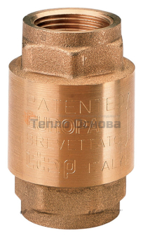 Обратный клапан Itap 100 Europa 1 1/2" пружинный муфтовый с металл. седлом