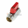Кран шаровой MINI 1/2" вн/нар, хромированный, PROFACTOR