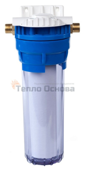 Предфильтр Гейзер 1П прозрачный, 3/4"