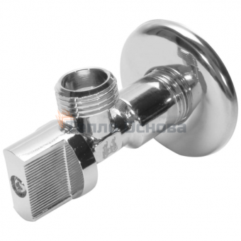 Кран шаровый угловой латунный 1/2"НР х 1/2"НР, PROFACTOR PFBAV357