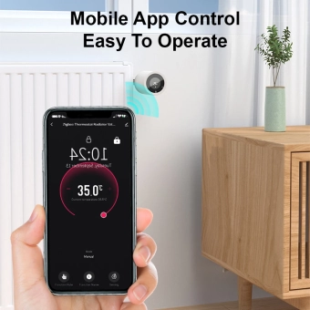 Цифровой термостатический клапан Tuya ZigbeeThermostatic Radiator Valve