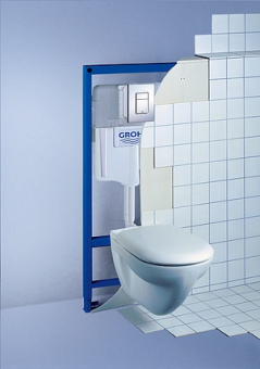 Система инсталляции для унитазов Grohe Rapid SL 38772001 3 в 1 с кнопкой смыва
