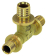 Тройник Tece TECEflex 25x20x25