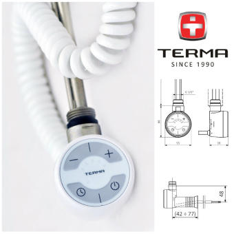Тэн для полотенцесушителя TERMA MOA 300 Вт