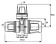 Тройник TECE TECElogo PPSU 32x16x32