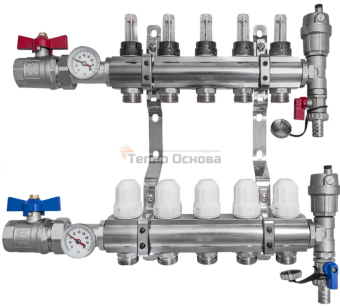 Гребенка для теплого пола XF20135(9 вых.)