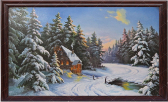 Картина "Зима" 60х100