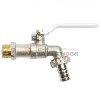 Кран шаровый  водоразборный с латунным штуцером 1/2" PROFACTOR
