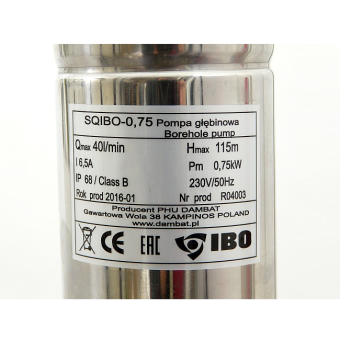 Глубинный насос IBO SQIBO 0,75