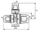 Тройник TECE TECElogo PPSU 32x20x32