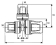 Тройник TECE TECElogo PPSU 20x16x16
