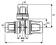 Тройник TECE TECElogo PPSU 20x20x16