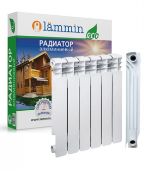 Алюминиевый радиатор Lammin (Ламин) ECO AL-350-80 1 секция